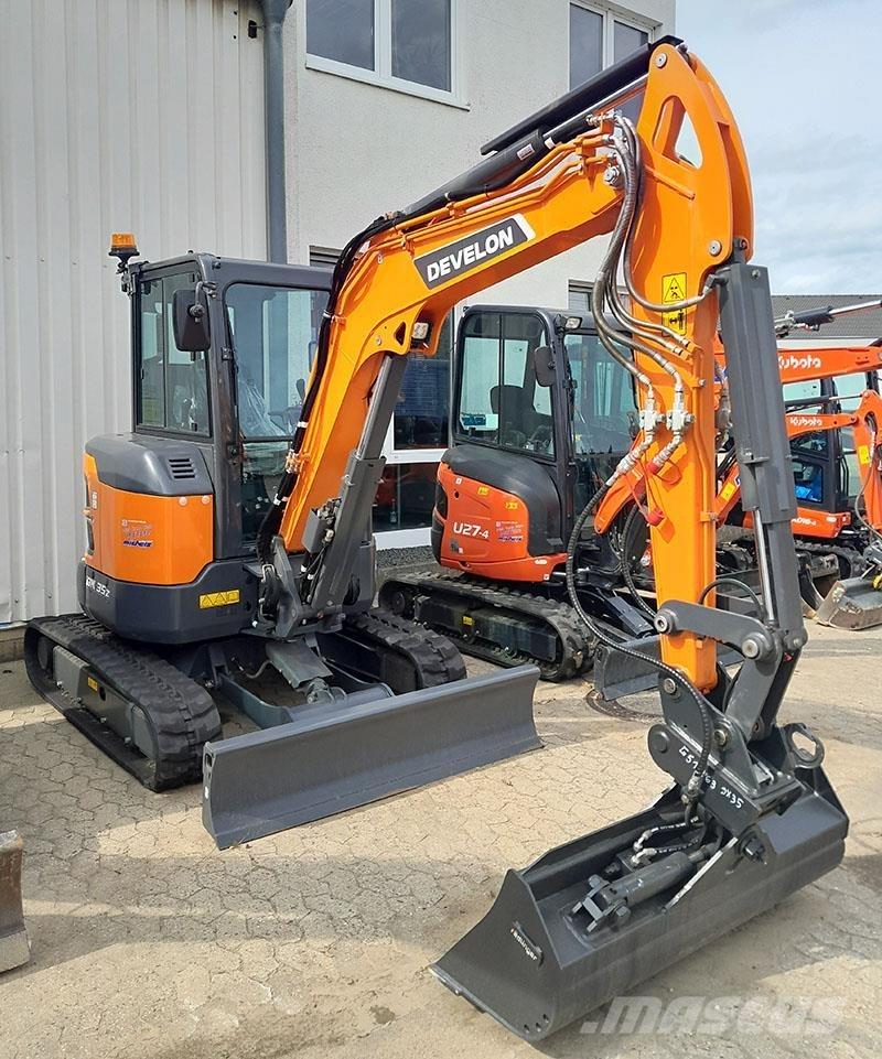 Develon DX 35Z-7 Mini rýpadlá < 7t
