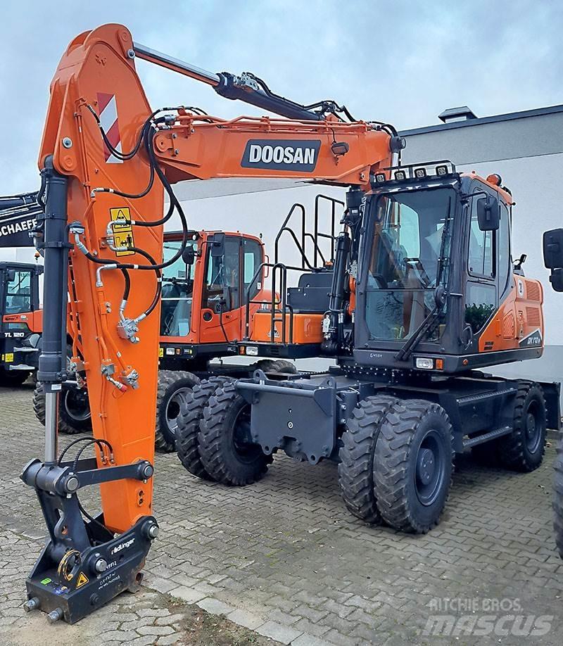 Doosan DX 170 W-7 Kolesové rýpadlá