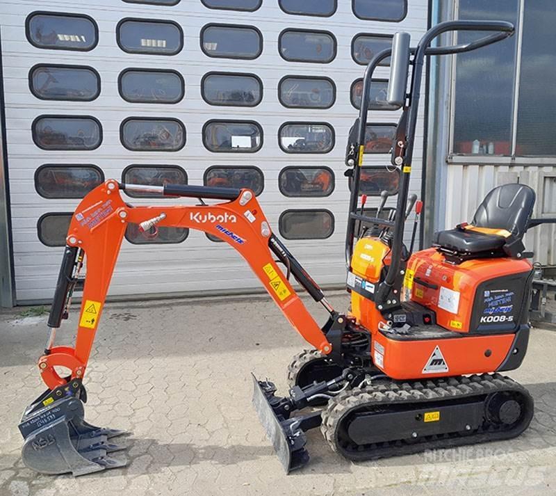 Kubota K 008-5 VHG Mini rýpadlá < 7t