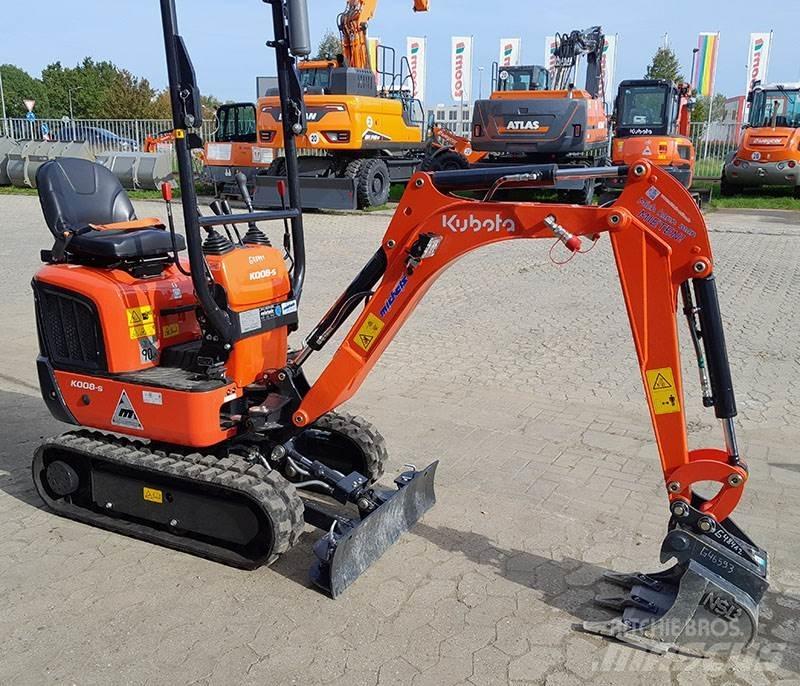 Kubota K 008-5 VHG Mini rýpadlá < 7t