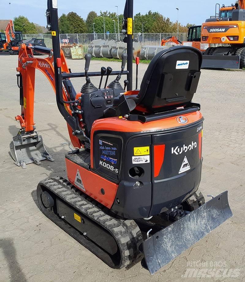 Kubota K 008-5 VHG Mini rýpadlá < 7t