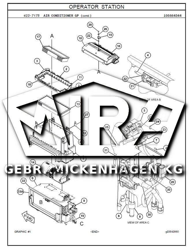 CAT 926 M/ Lüfter Kabíny a interiér