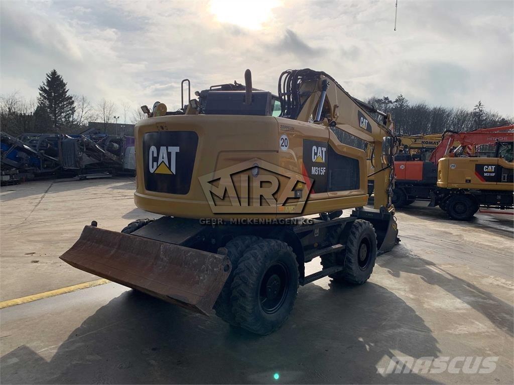 CAT M 315 F Kolesové rýpadlá