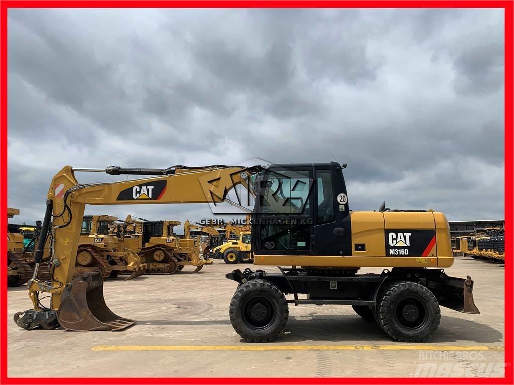 CAT M 316D Kolesové rýpadlá