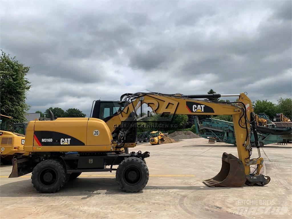 CAT M 316D Kolesové rýpadlá