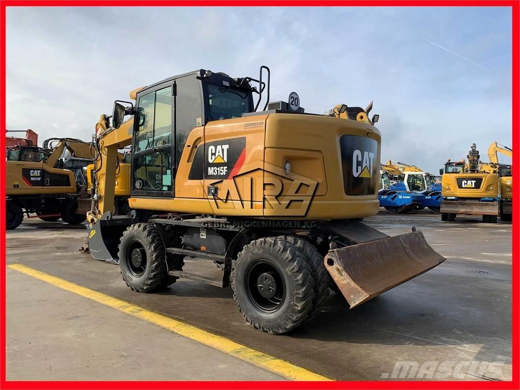 CAT M315 F Kolesové rýpadlá