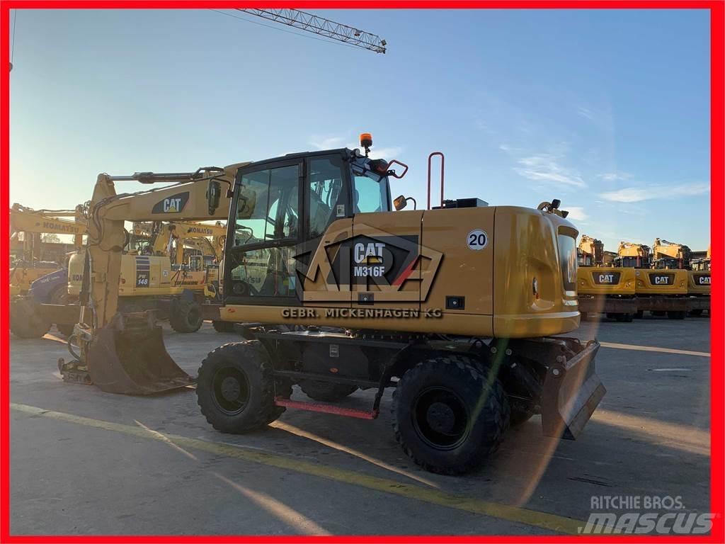 CAT M316 F Kolesové rýpadlá