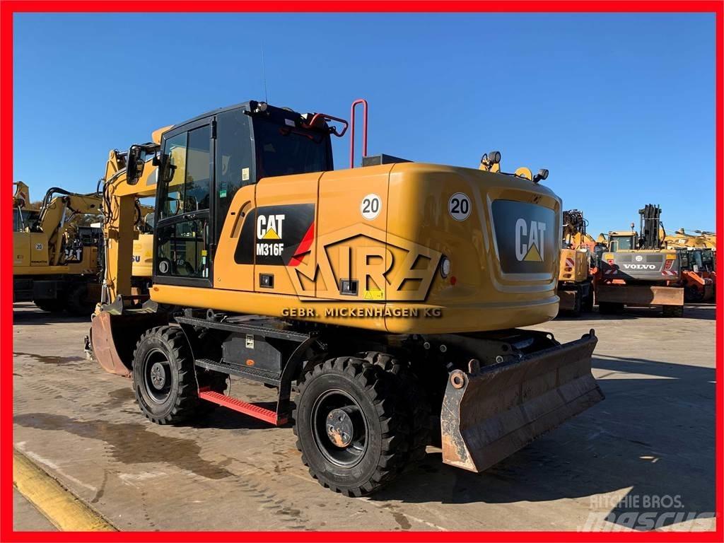 CAT M316 F Kolesové rýpadlá