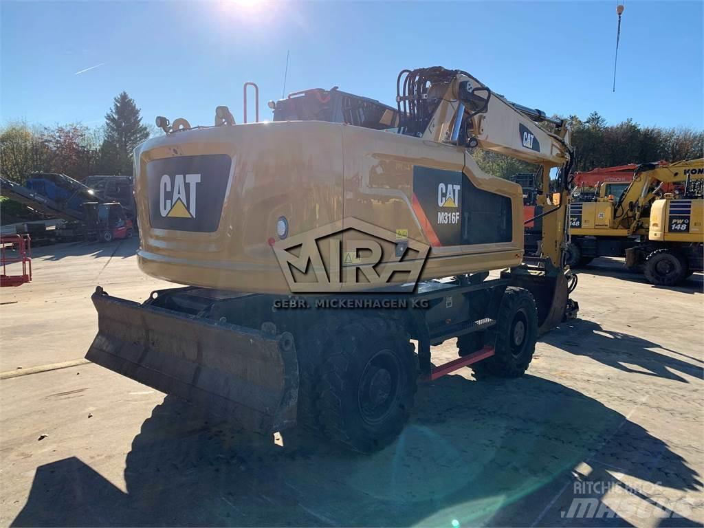 CAT M316 F Kolesové rýpadlá