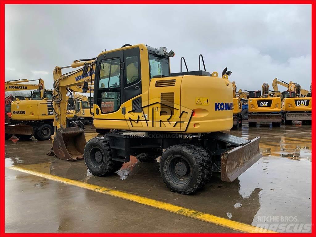 Komatsu PW148-10 Kolesové rýpadlá