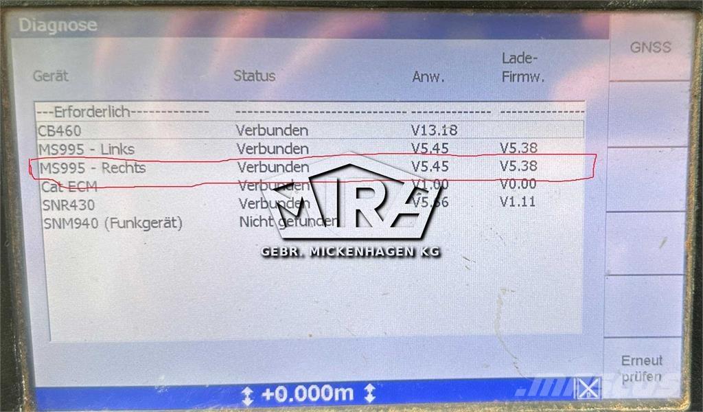Trimble MS995 Stavebníctvo - ostatné