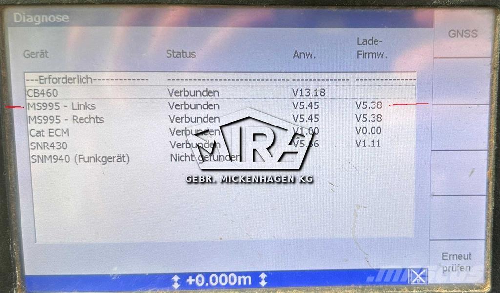 Trimble MS995 Stavebníctvo - ostatné