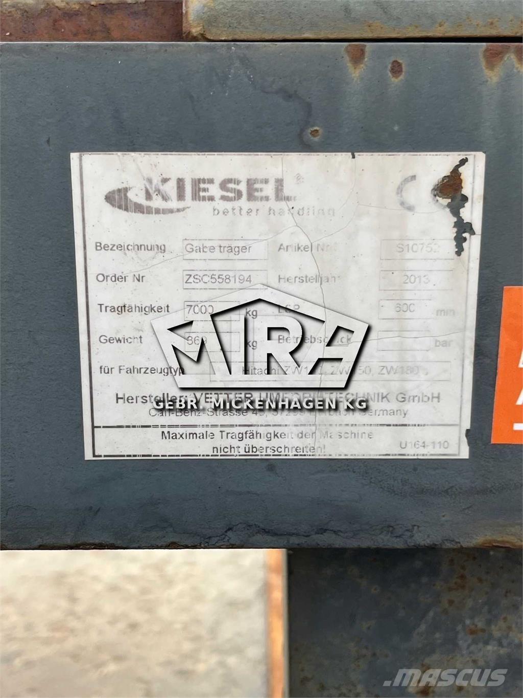 Volvo SW / L90 Vidlica