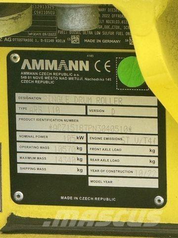 Ammann ARS 110 Ďalšie valce