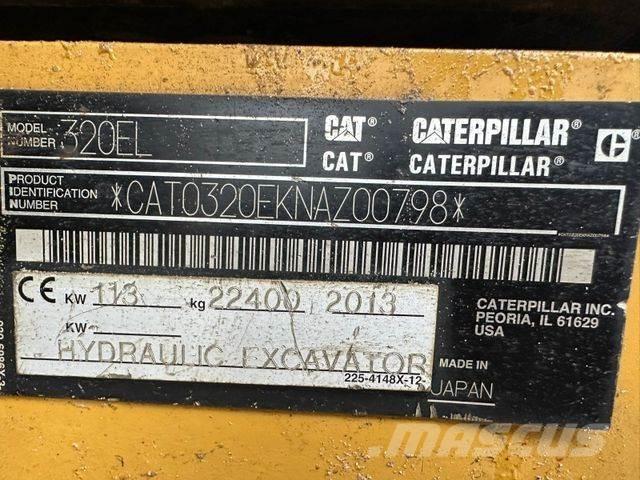 CAT 320 EL Pásové rýpadlá