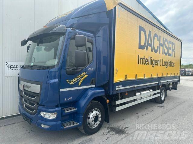 DAF LF 260 Nákladné vozidlá s bočnou zhrnovacou plachtou