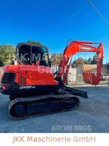 Doosan DX 55-9C Mini rýpadlá < 7t