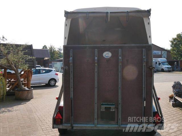  Holz Poly 2 Pferde Prívesy na prepravu zvierat