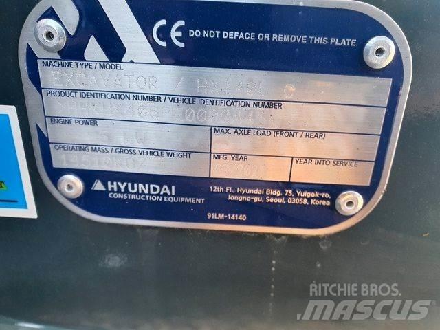 Hyundai HX140LC Pásové rýpadlá
