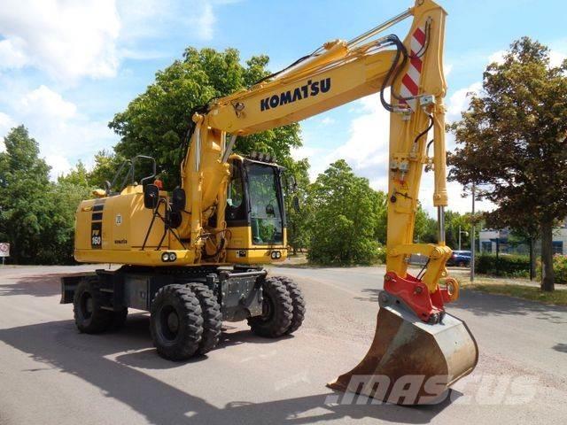 Komatsu PW 160-10 Kolesové rýpadlá
