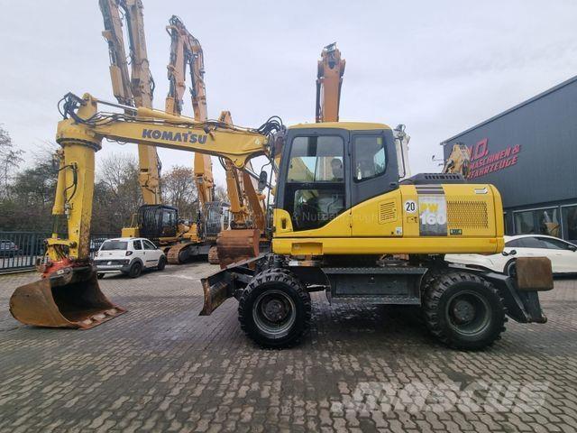 Komatsu PW 160-7EO Pásové rýpadlá