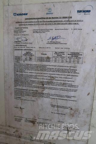 Krone ZZ Prívesy s bočnou zhrnovacou plachtou