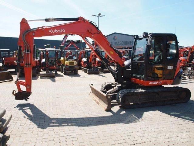 Kubota KX080-4a Mini rýpadlá < 7t