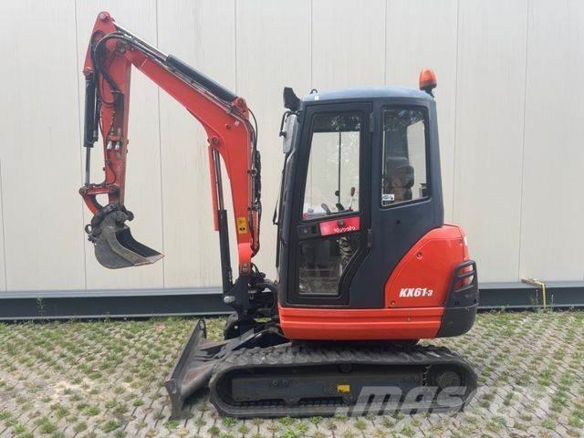 Kubota KX61-3 Mini rýpadlá < 7t