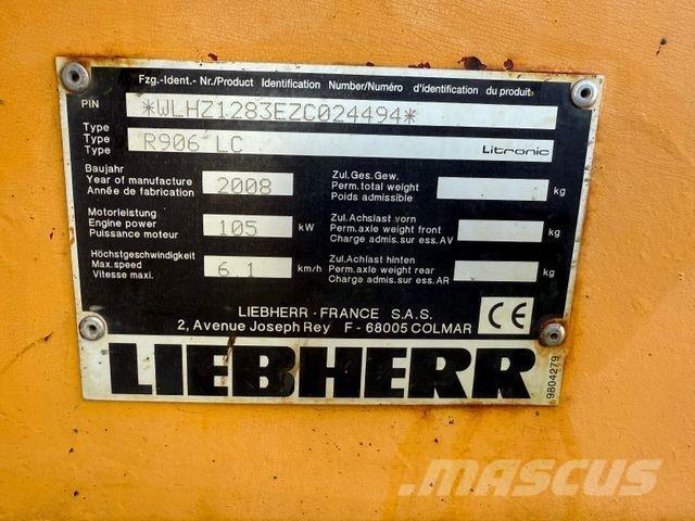 Liebherr R 906 LC Pásové rýpadlá