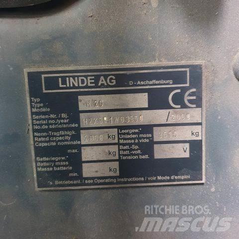 Linde H20 Dieselové vozíky