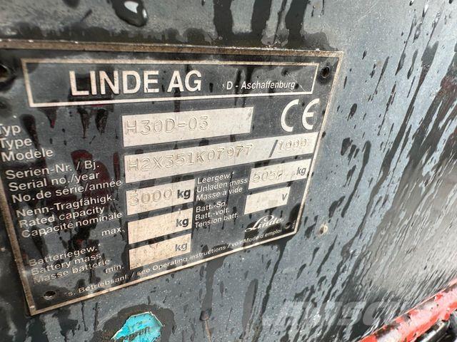 Linde H30D-30 Terénne vysokozdvižné vozíky