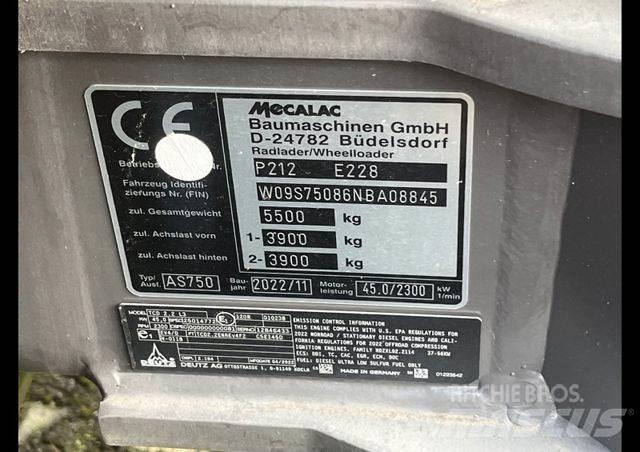 Mecalac AS 750 Kolesové nakladače
