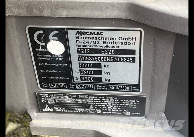 Mecalac AS 750 Kolesové nakladače