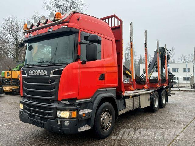 Scania R520 V8 Nákladné vozidlá na prepravu dreva