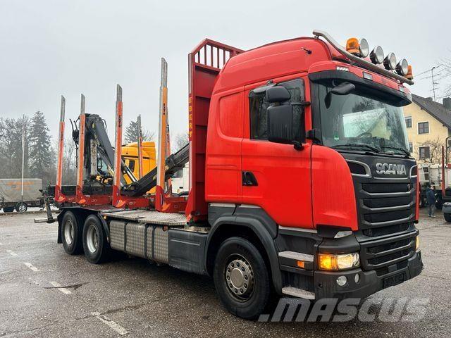 Scania R520 V8 Nákladné vozidlá na prepravu dreva