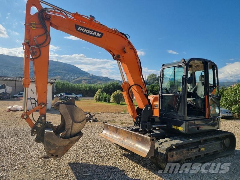 Doosan DX85 Mini rýpadlá < 7t
