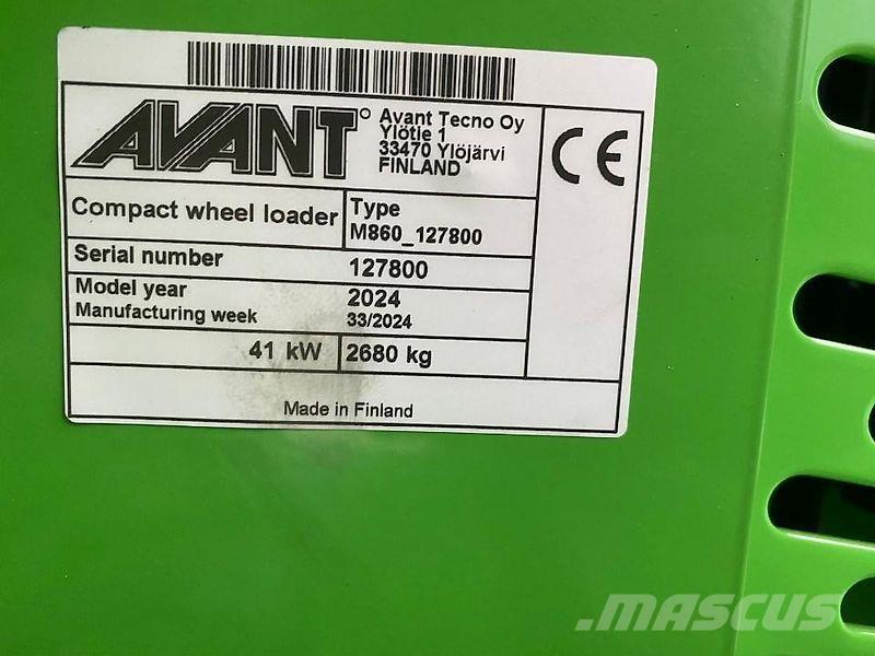 Avant 860 I TDL Šmykom riadené nakladače