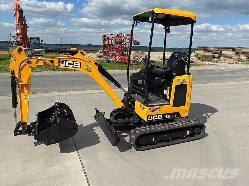 JCB 18-Z1 Pásové rýpadlá