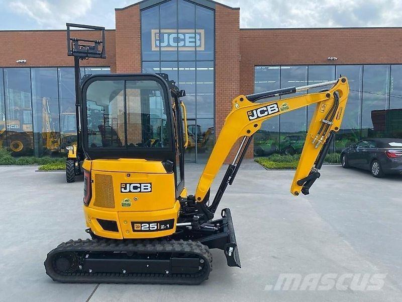 JCB 25-Z1 Cab Pro Pásové rýpadlá