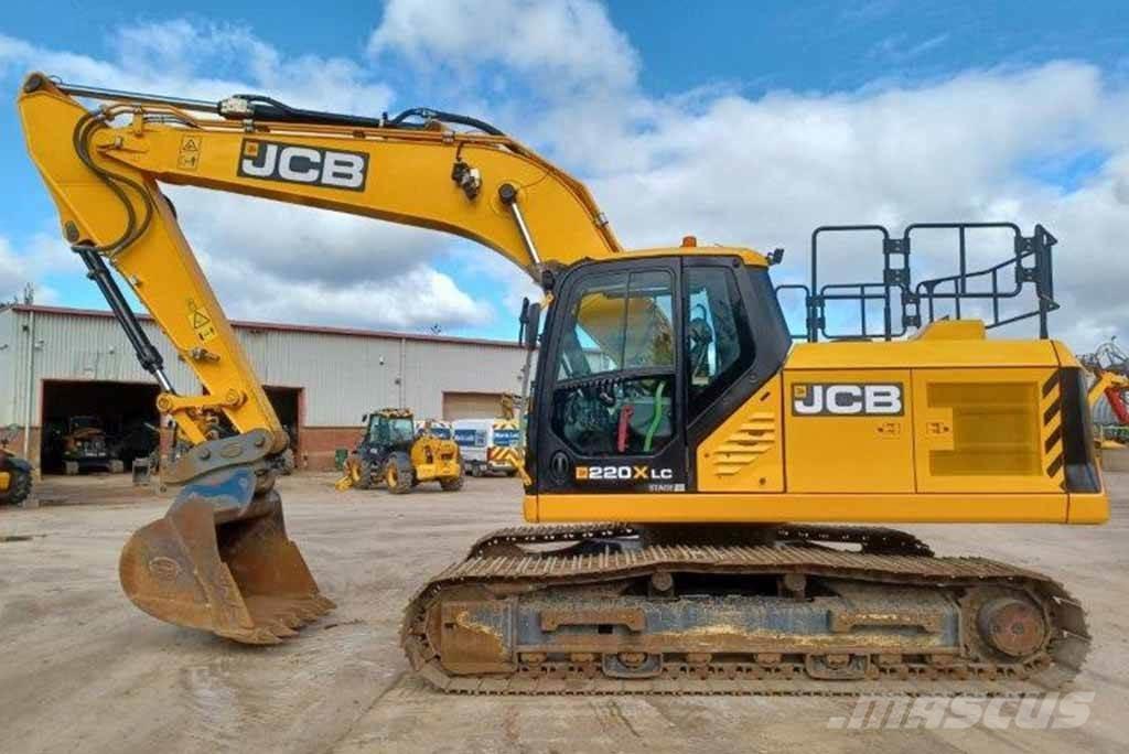JCB 220X Pásové rýpadlá