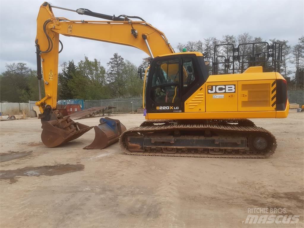 JCB 220X Pásové rýpadlá