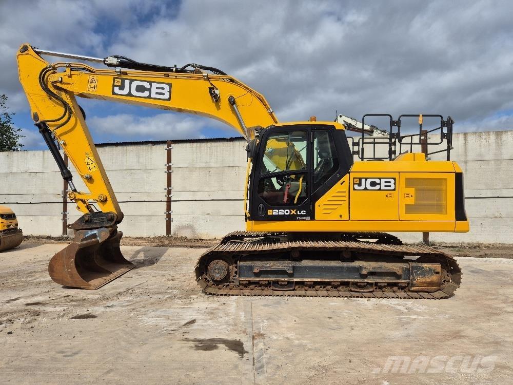 JCB 220X Pásové rýpadlá