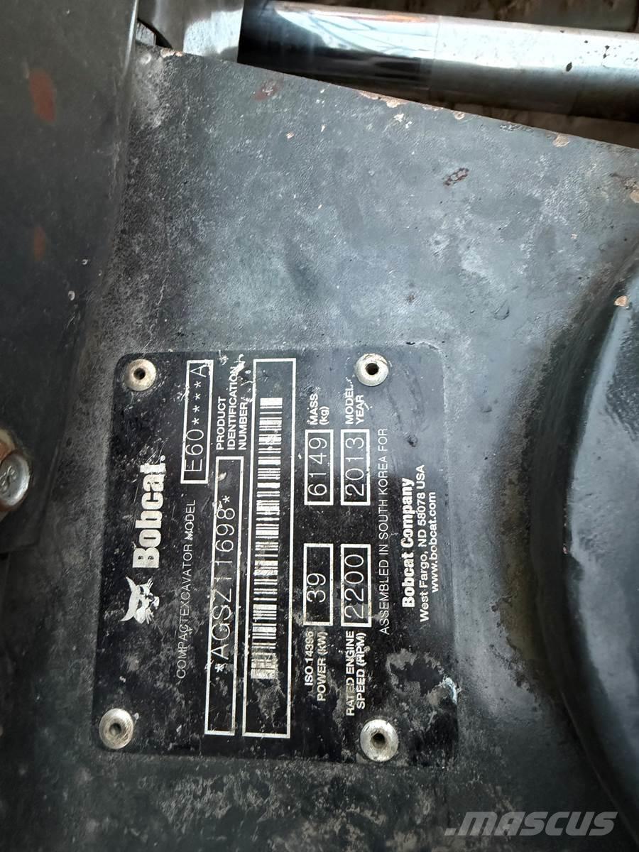 Bobcat E60 Pásové rýpadlá