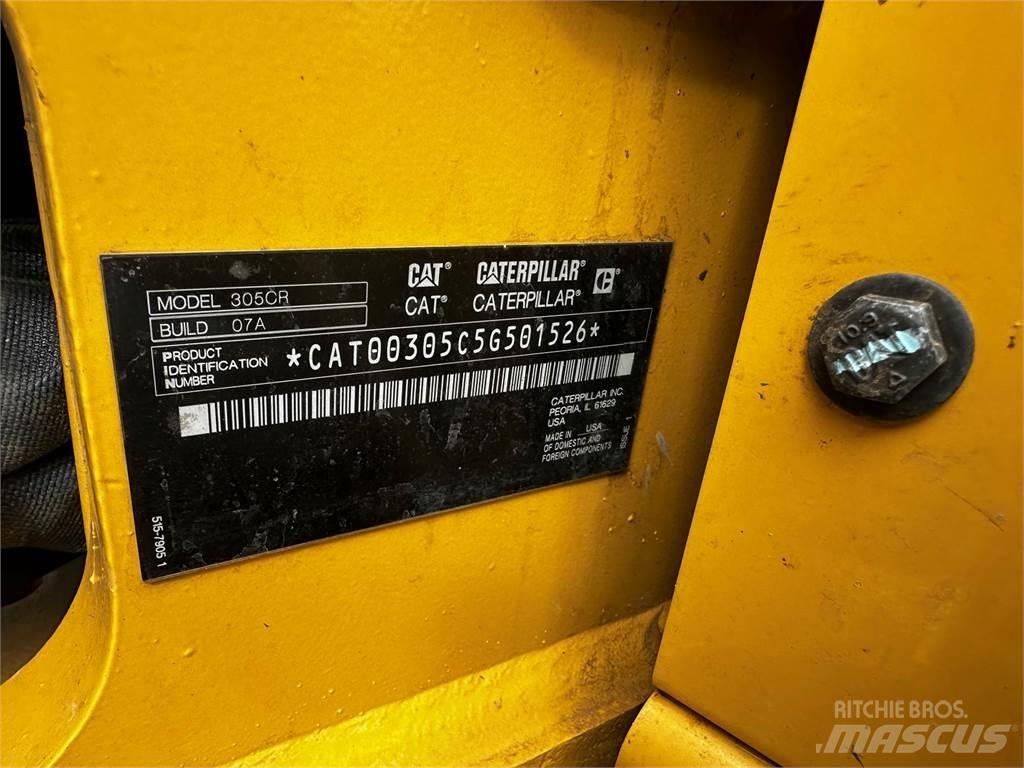 CAT 305 Pásové rýpadlá