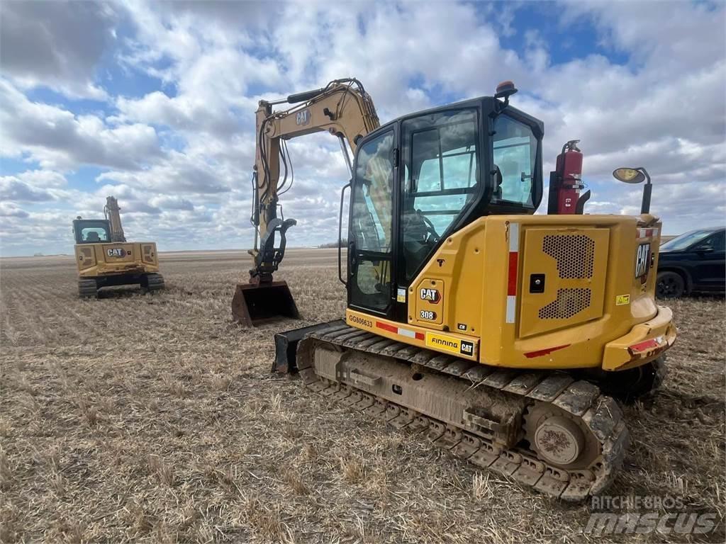 CAT 308CR Pásové rýpadlá