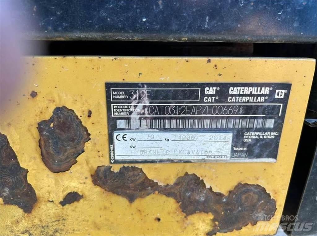 CAT 312E Pásové rýpadlá
