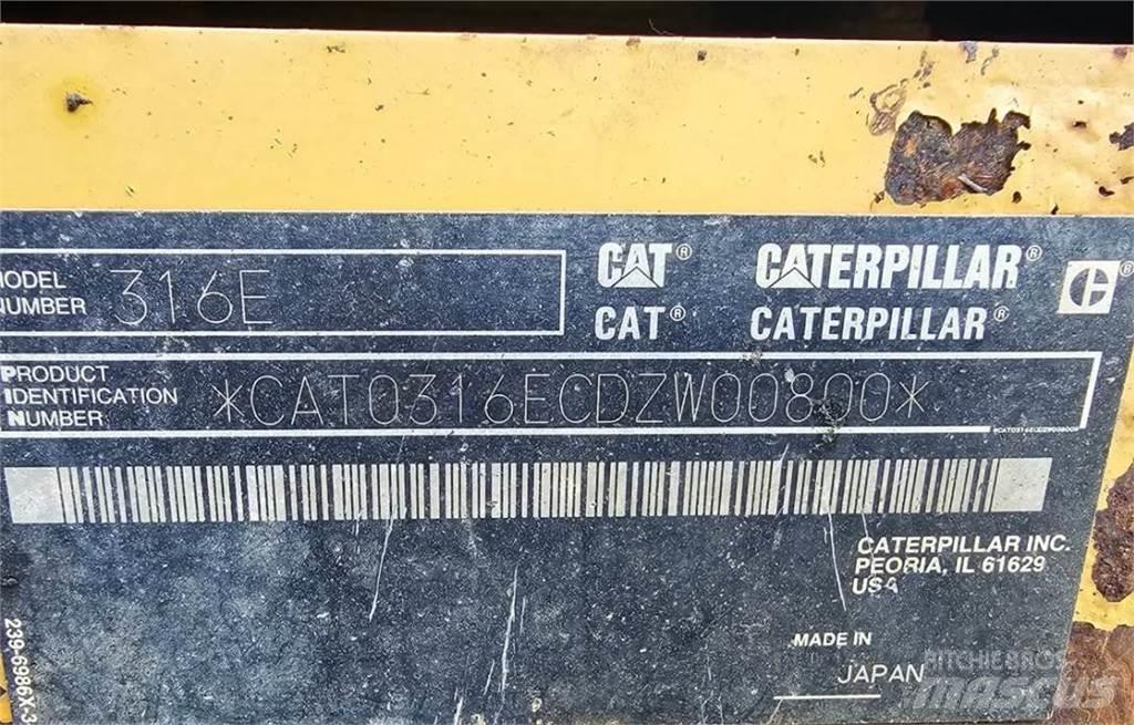 CAT 316EL Pásové rýpadlá