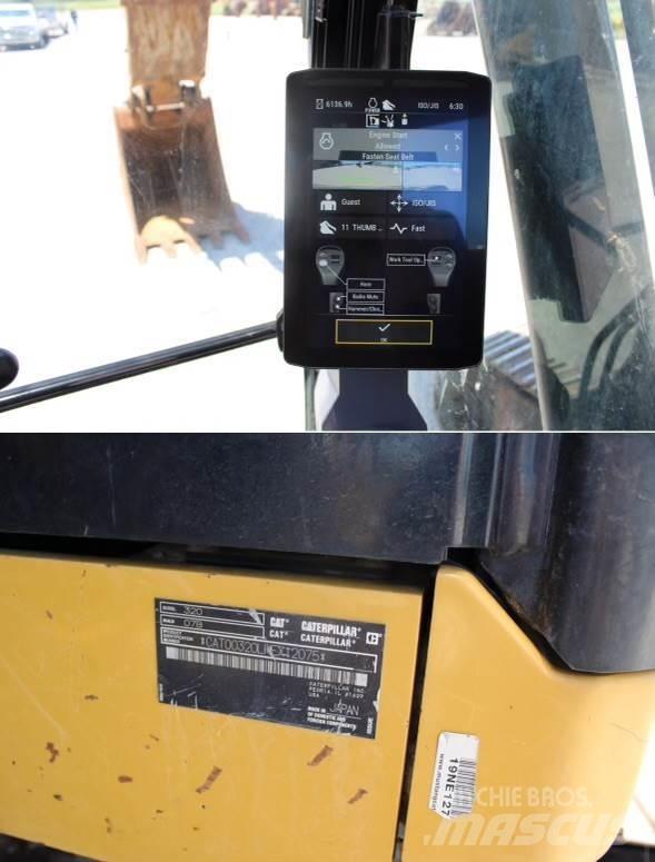CAT 320 Pásové rýpadlá