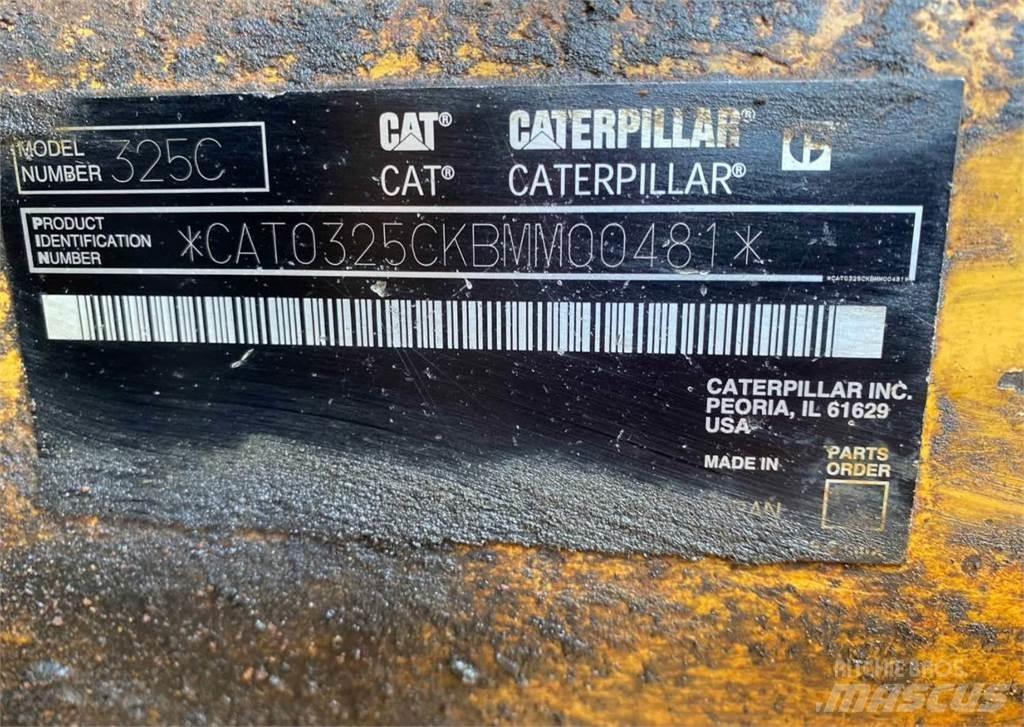 CAT 325C Pásové rýpadlá
