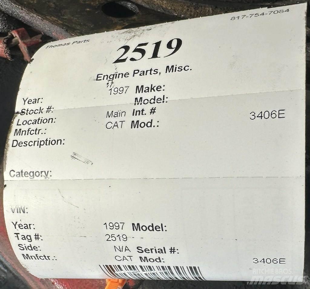 CAT 3406B Doprava – ostatné